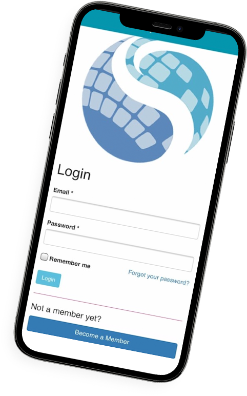 App Mockup Login